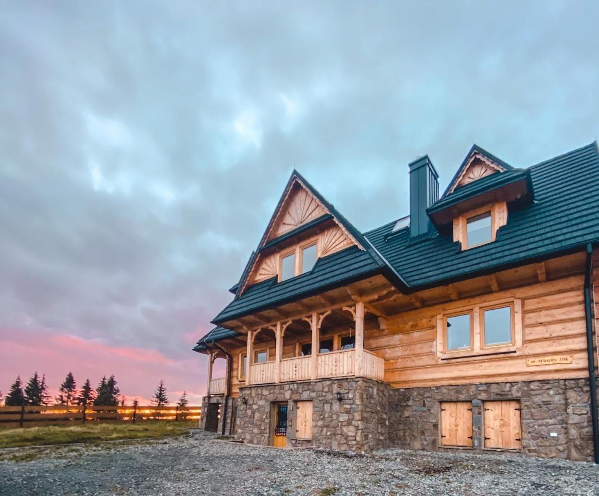 Dom Z Widokiem Na Wierchy - Panorama Na Tatry - Traditional Folk House Gliczarow Exterior photo